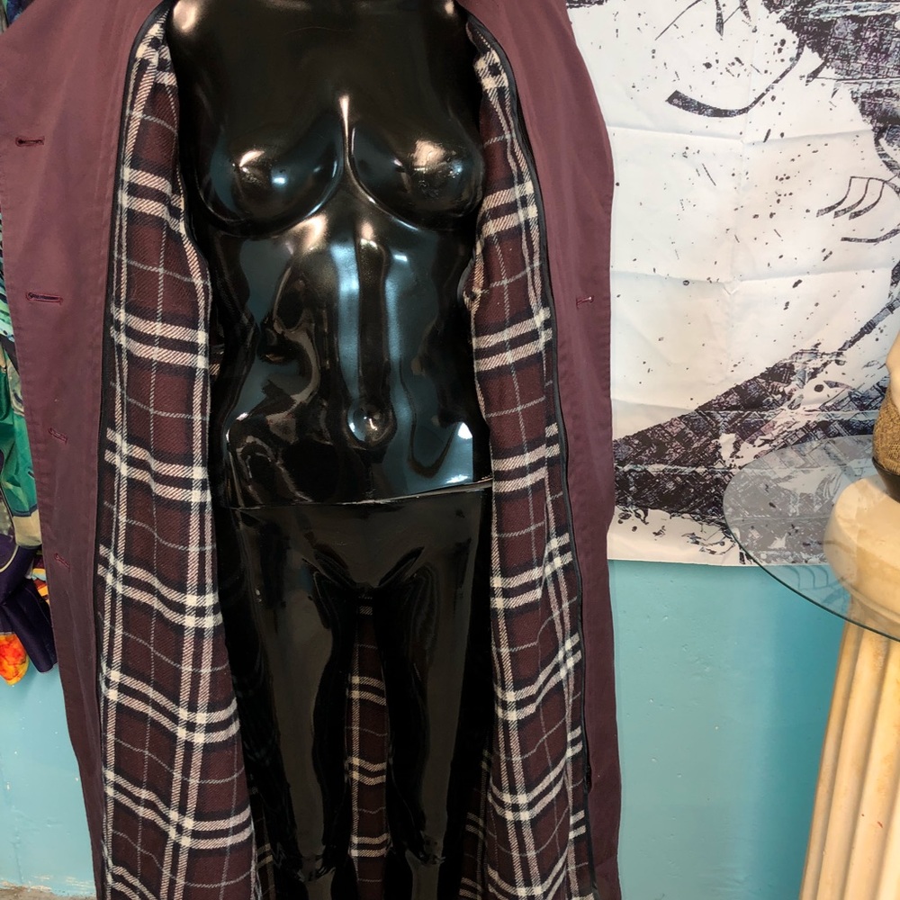 Classic Burberry Lined Overcoat